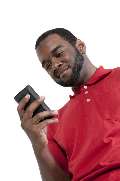 Man Texting — Stockfoto