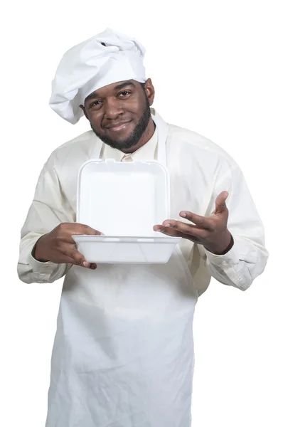 Chef comida — Fotografia de Stock