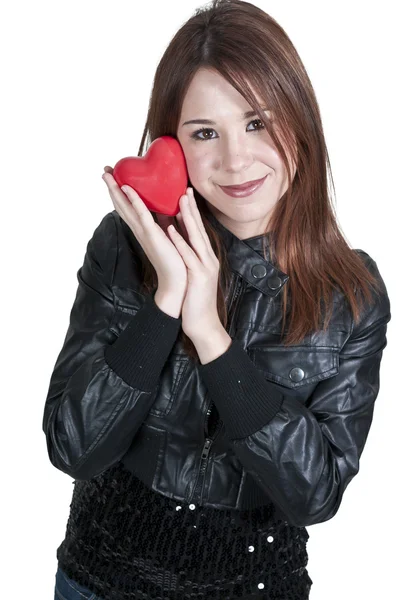Día de San Valentín Corazón Mujer —  Fotos de Stock