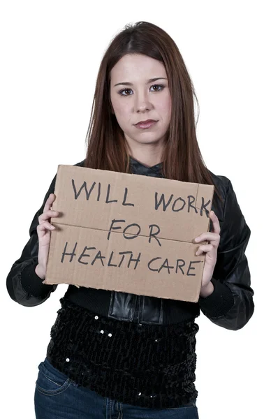 stock image Will Work for Healthcare