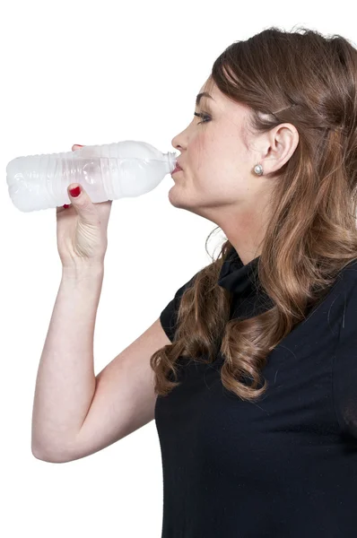 Woman Drinking — Stock Photo, Image