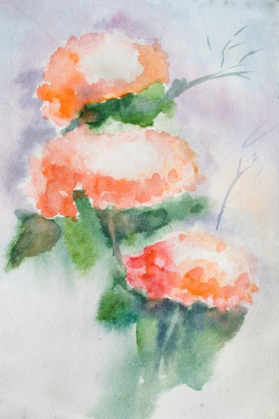 Tło z różowymi kwiatami — Zdjęcie stockowe
