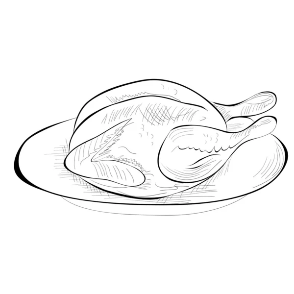 Poule brute — Image vectorielle
