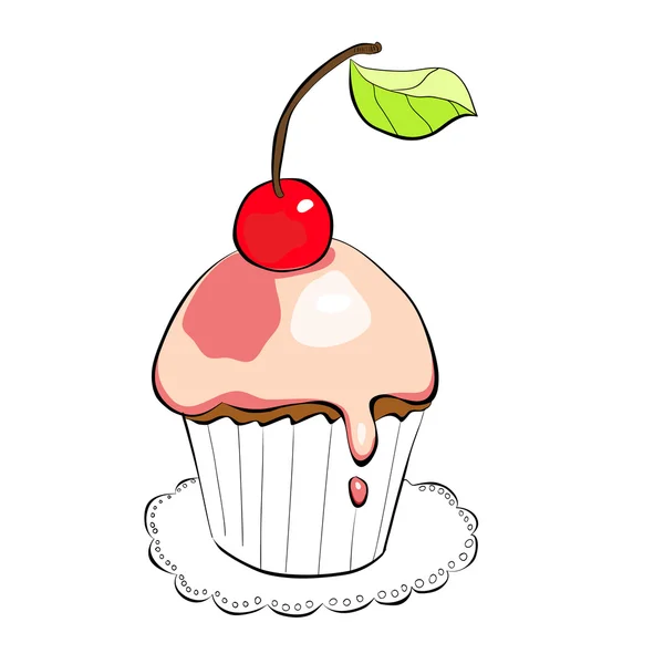 Illustration de gâteau — Image vectorielle