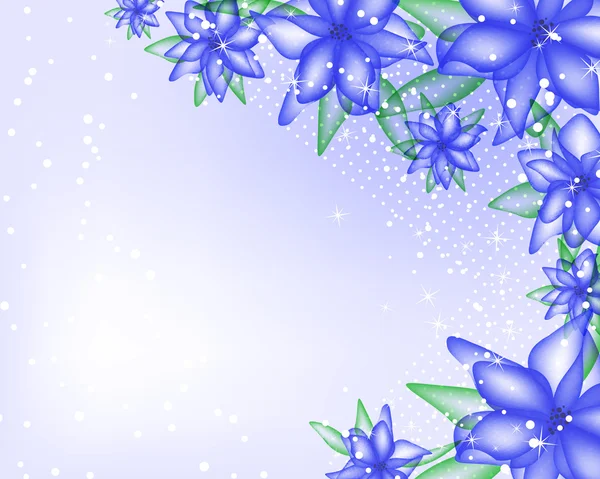 Vector flower background for invitation — Stock Vector