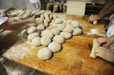 Bread making clipart