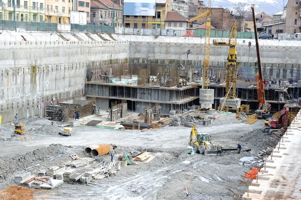 Construction site underground — Stock Photo, Image