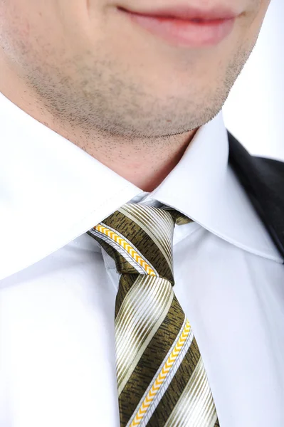 Діловий костюм і краватка на чоловіка — стокове фото