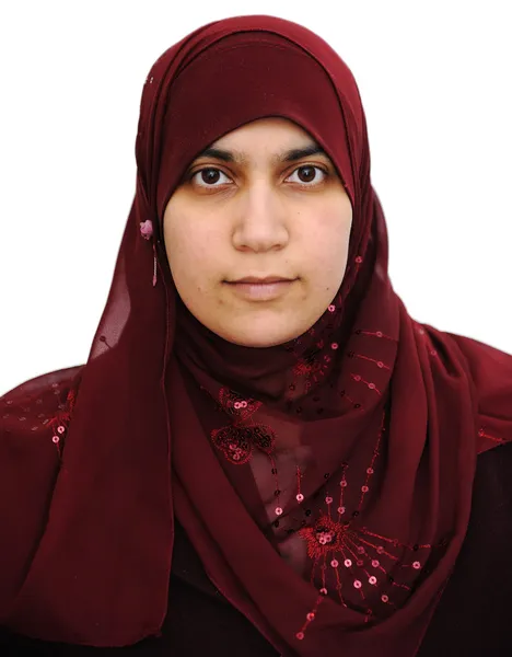 Retrato de mulher árabe muçulmano — Fotografia de Stock