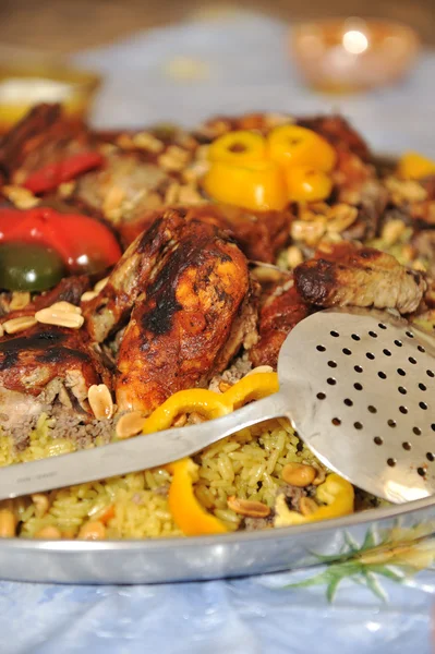 Арабские традиционные блюда — стоковое фото