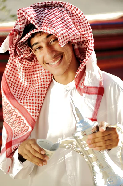 Echter arabischer Kaffee — Stockfoto