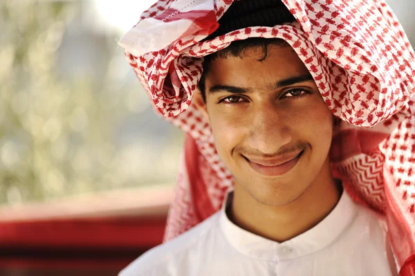 stock image Arabic person smiling