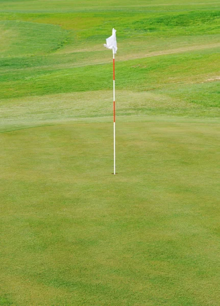 Bandiera sul campo da golf — Foto Stock