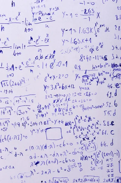 Läxor matematik — Stockfoto