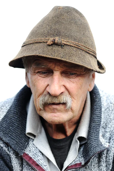 Very Nice Image of a Lonely Old man — Stock Photo, Image