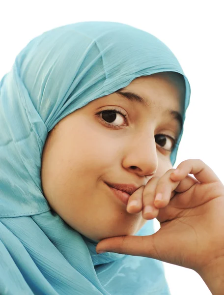 Gadis kecil muslim — Stok Foto