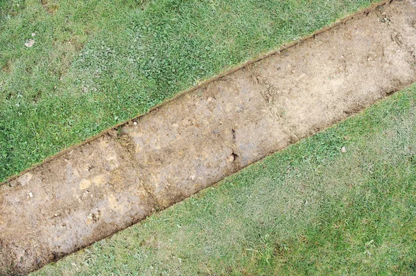 Metni, yeşil çimenlerin üzerinde kopya alanı benzersiz arka plan — Stok fotoğraf