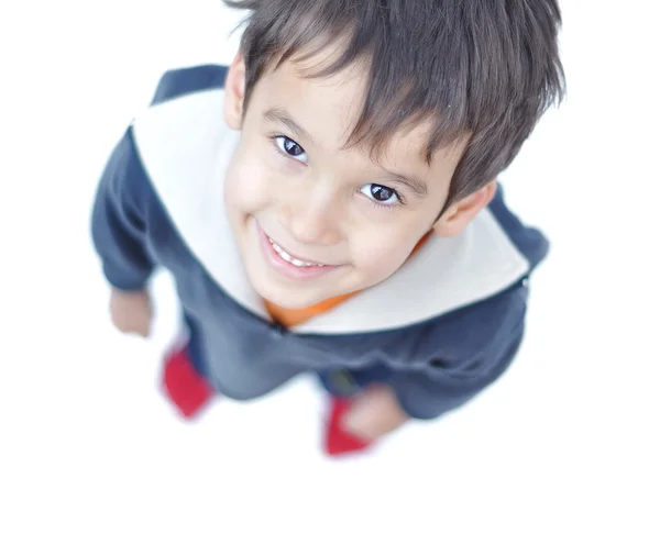 Very positive little cute kid, closeup photo — Stock Photo, Image