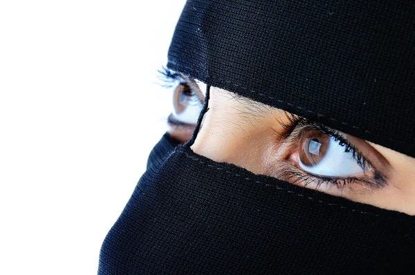 Asiático árabe muçulmano mulher com roupas significativas — Fotografia de Stock