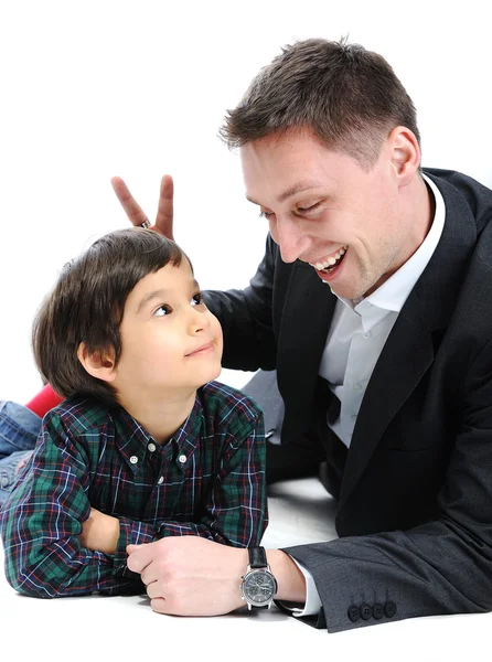 Father and son Stock Photo