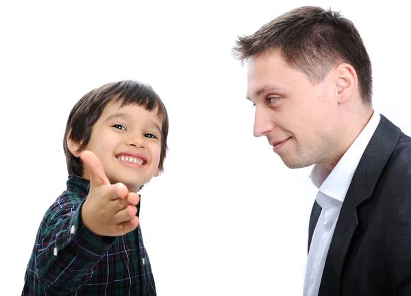 Father and son Stock Image