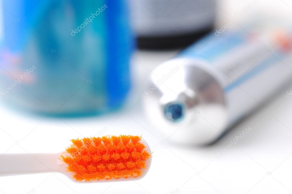 Toothbrush close-up