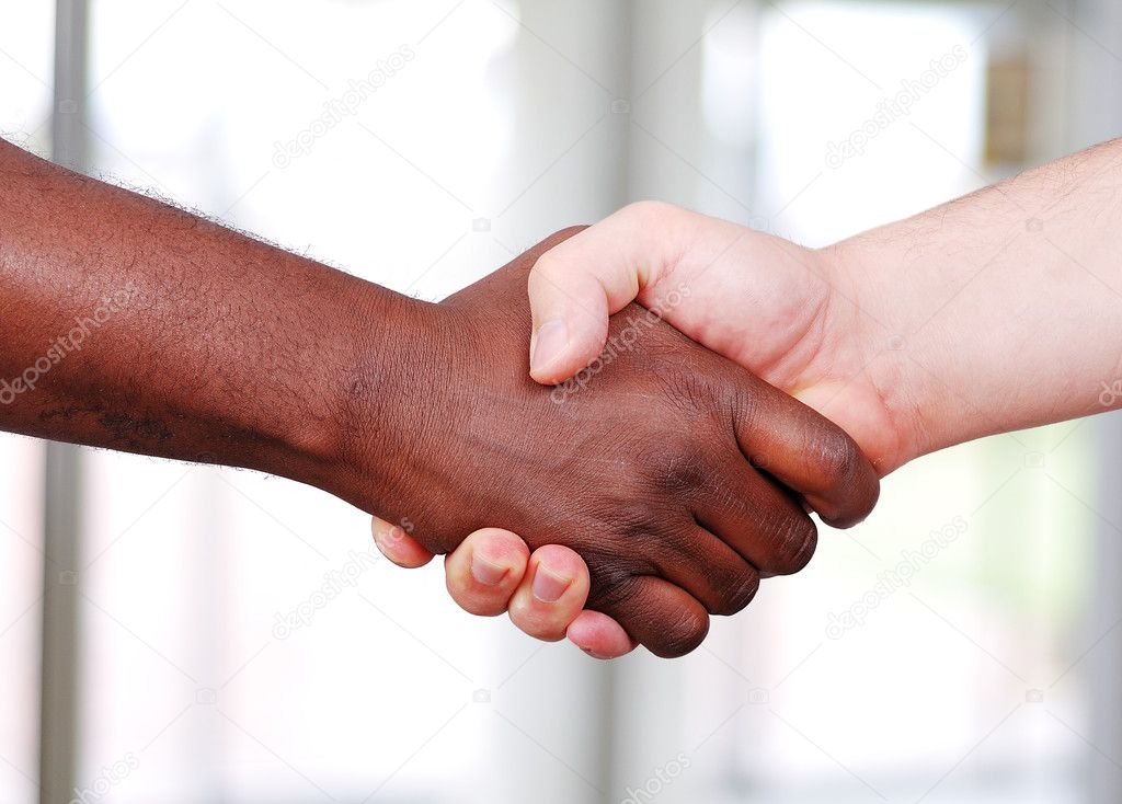Image result for black and white students shake hands