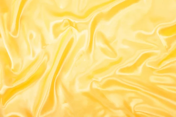Golden fabric backgroung — Stock Photo, Image