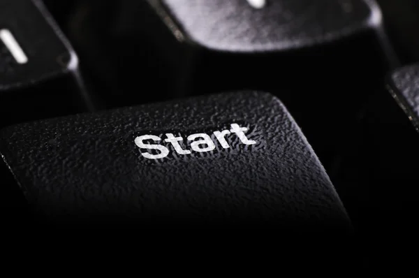 Tlačítko Start — Stock fotografie