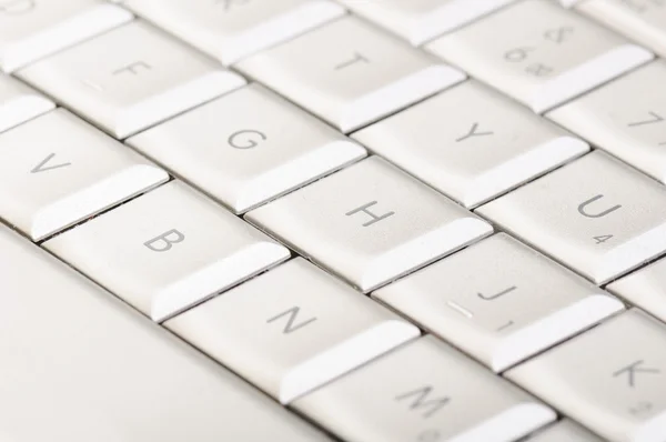 白いキーボード — ストック写真