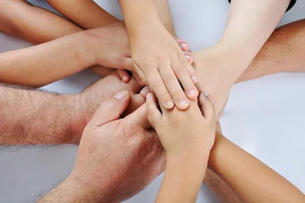 Hands, togetherness — Stock Photo, Image