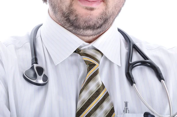Giovane attraente medico maschio in abiti caratteristici — Foto Stock