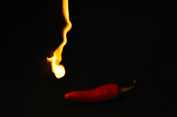 Καυτερή πιπεριά, πολύ πολύ ζεστό — Φωτογραφία Αρχείου
