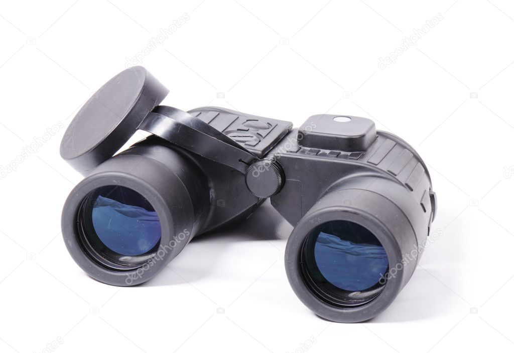 Binoculars isolated