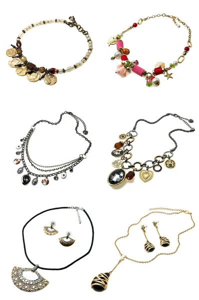 A set of necklaces Stock Image