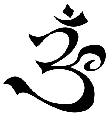 Om Aum Symbol clipart