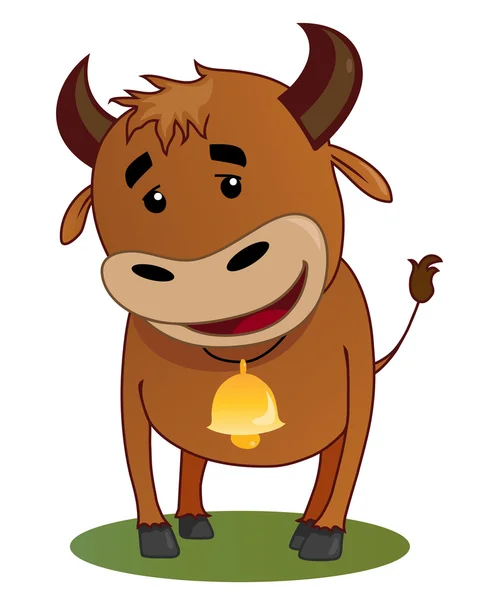 Smiling bull — Stock Photo, Image