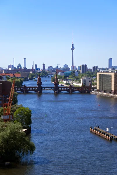 柏林的天际线射频 — 图库照片