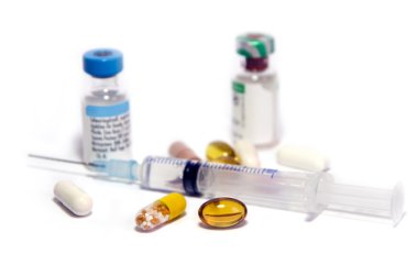 Doping syringe clipart