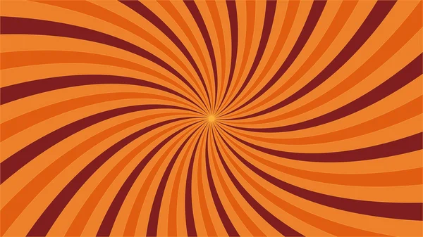 윤곽선으로 주황색 소용돌이 — 스톡 사진