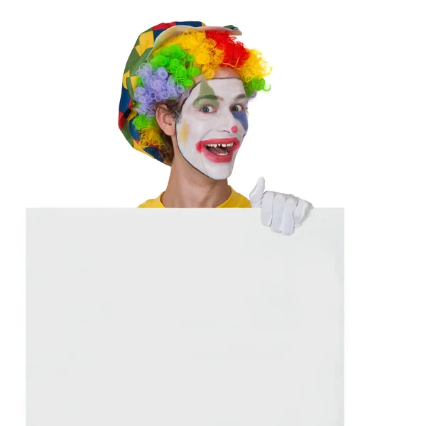 自动售货机的小丑 — 图库照片