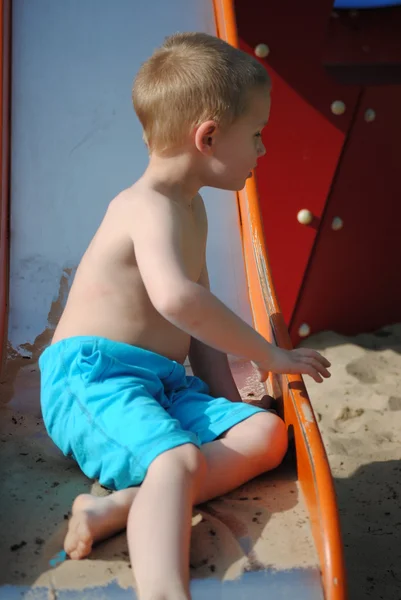 Μικρό ξανθό αγόρι — Φωτογραφία Αρχείου