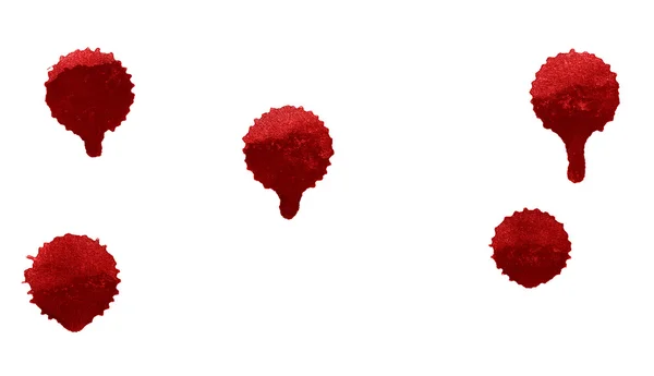 Splashes of blood red — Stock Photo, Image