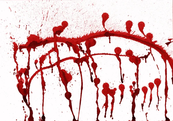 Schizzi di sangue — Foto Stock