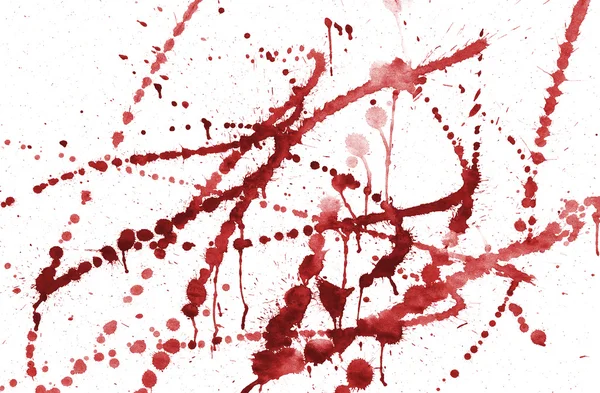 Spots of red watercolor — Stock Photo, Image