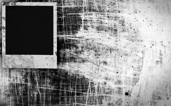 กรอบภาพที่ว่างเปล่าบนกรังจ์ — ภาพถ่ายสต็อก
