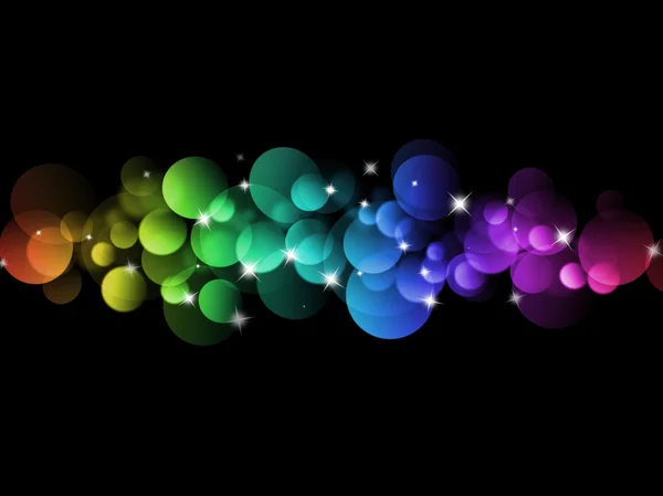 Lumières colorées floues — Photo