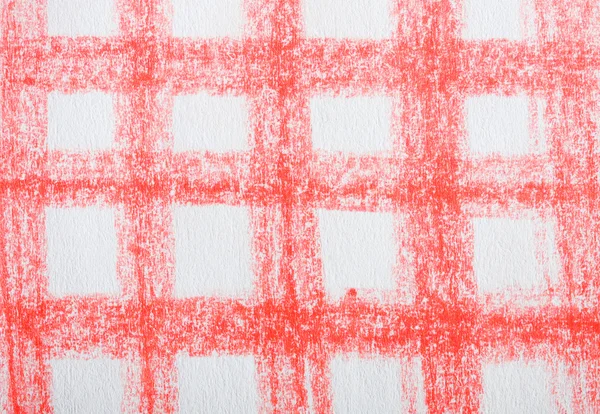 Röd penna på vit bakgrund — Stockfoto