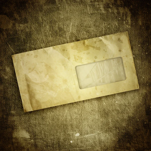 Шорсткий старі конверт — стокове фото