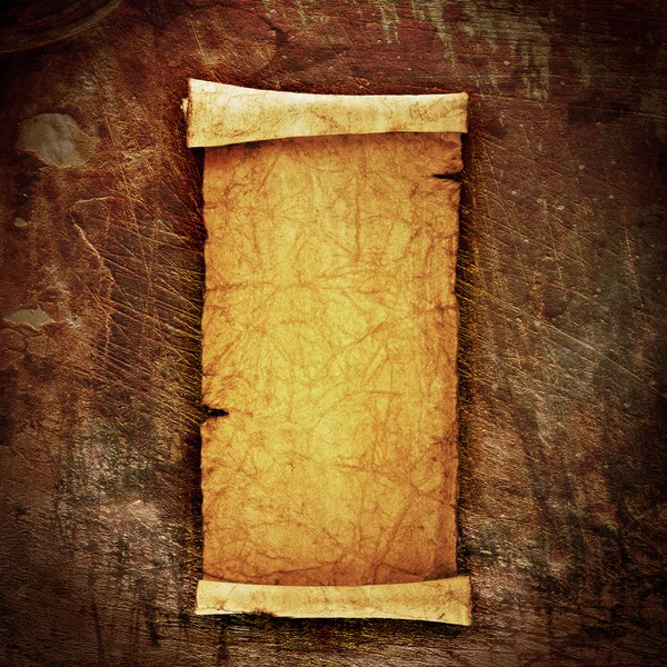 Rulla av gammalt pergament — Stockfoto